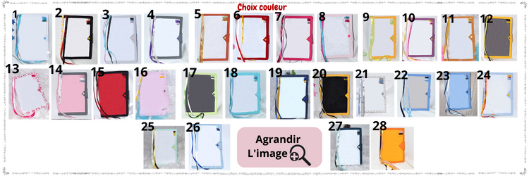 Protège carnet de santé personnalisé